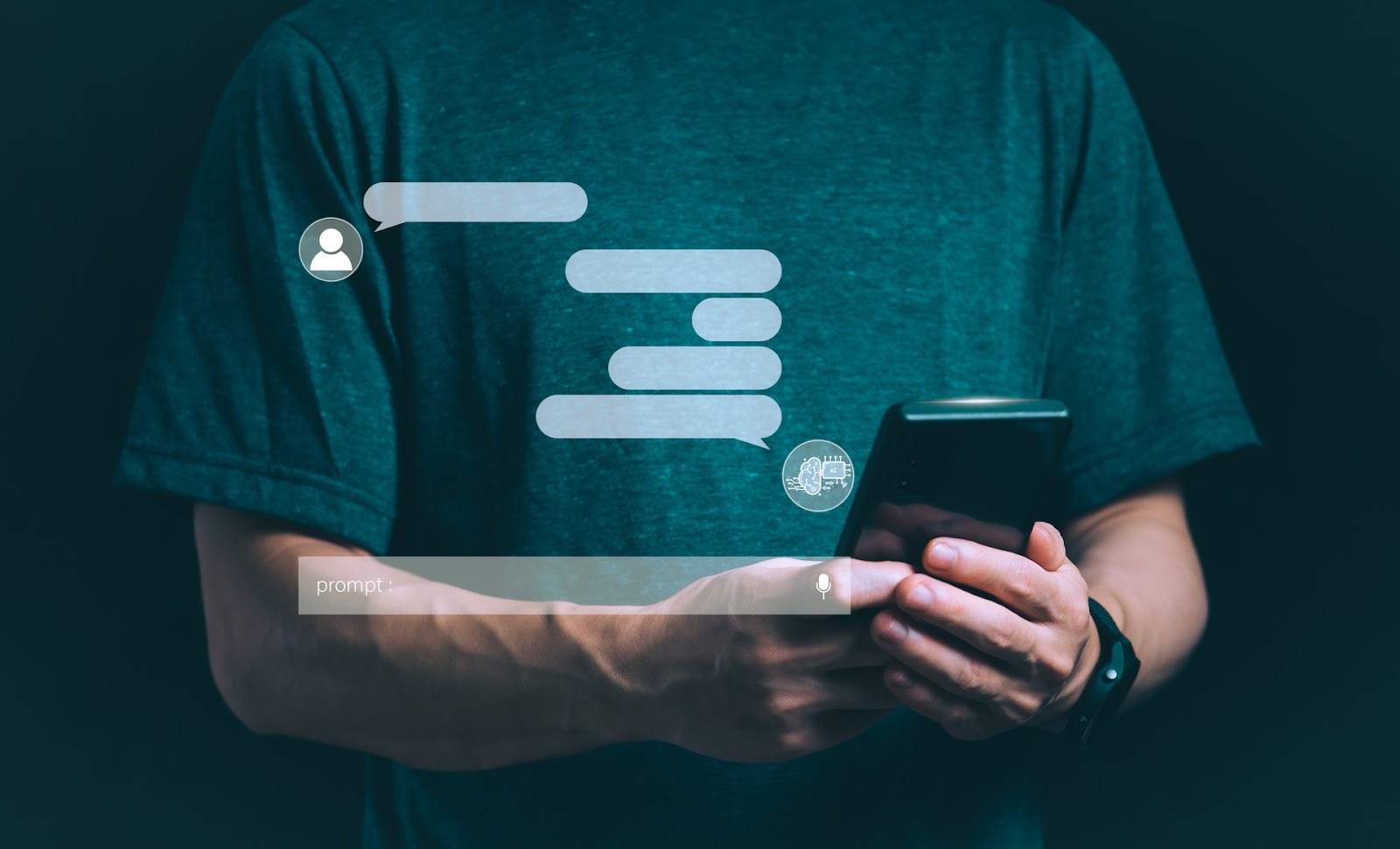 Messaging Interface on Smartphone