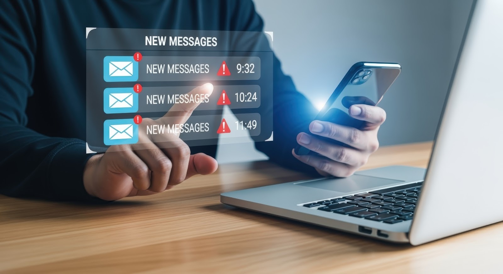 Smartphone Email Notifications and New Message Alerts