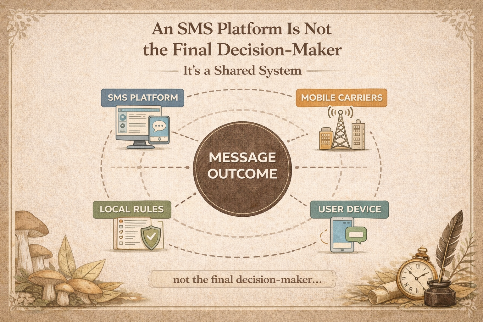 An SMS Platform Is Not the Final Decision-Maker