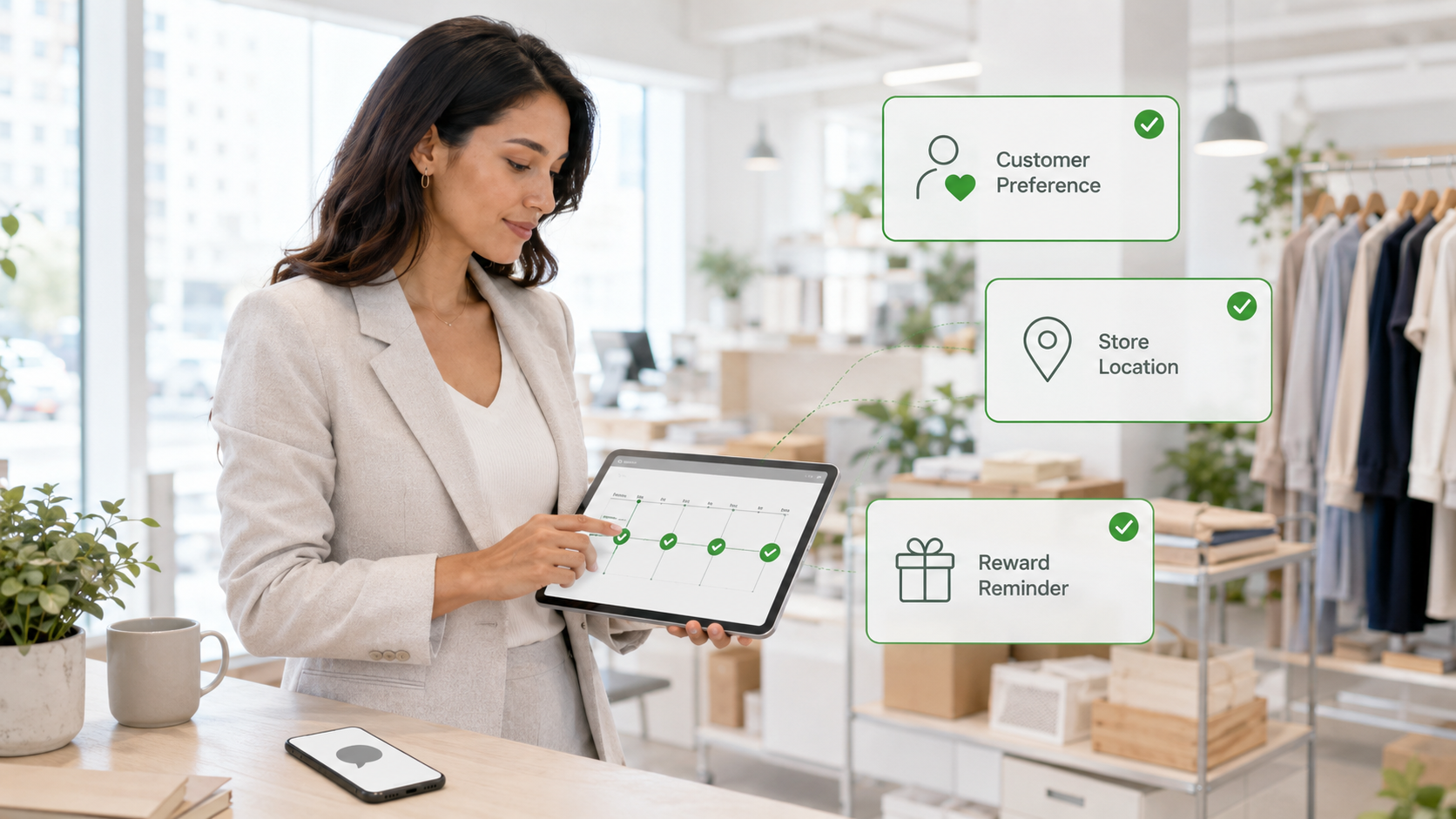 Retail CRM operator reviewing SMS timing frequency and personalization rules before scaling campaigns