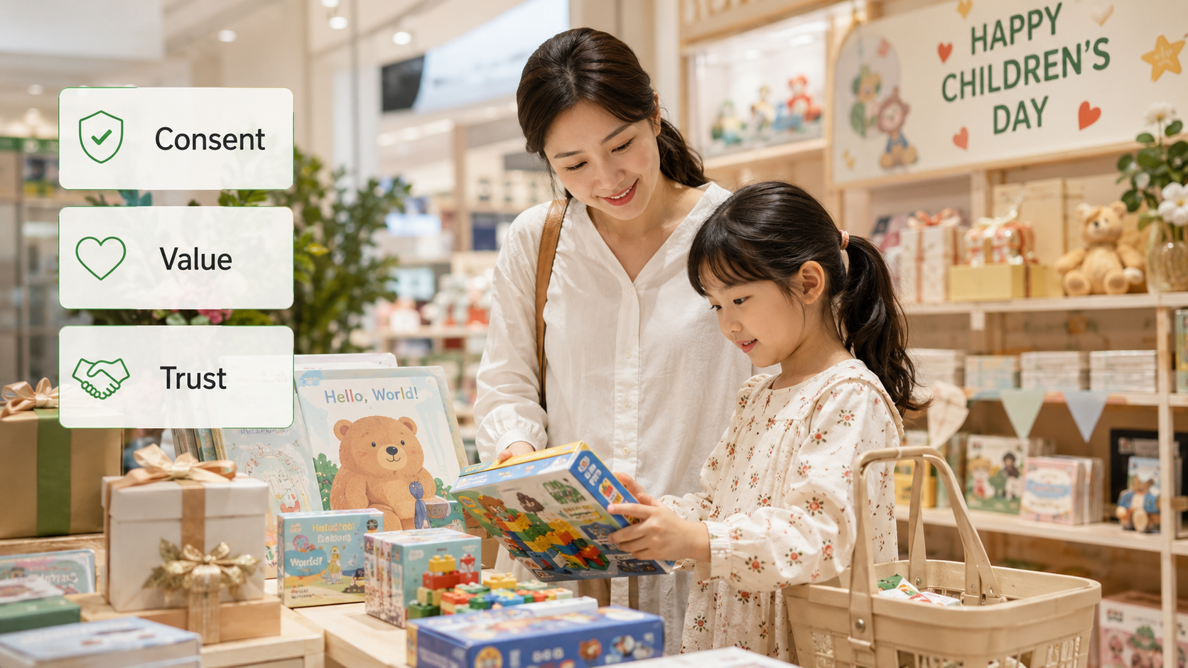 Family-focused retail SMS campaign planning for International Children’s Day