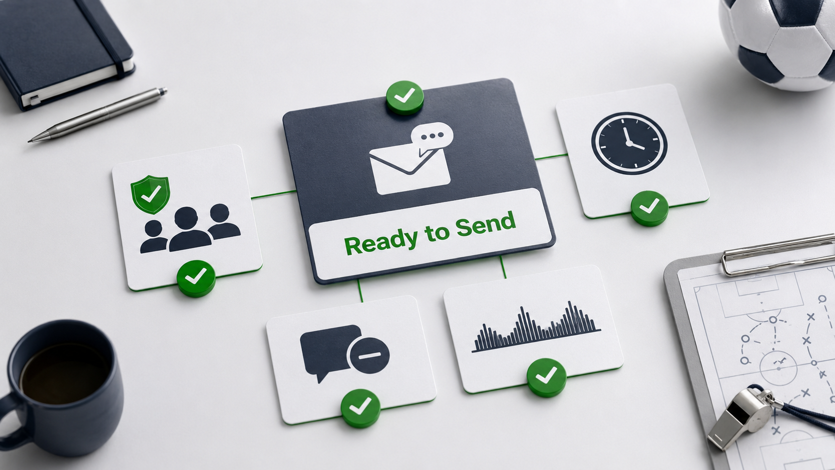 SMS campaign readiness checklist with routing, opt-out, timing, and peak traffic checks